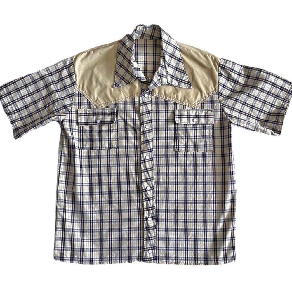Vintage 70s western button up